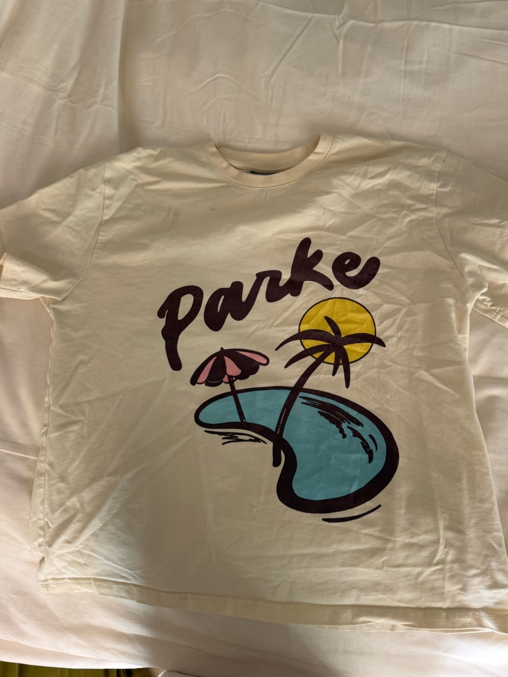 PARK Cream Graphic Tee